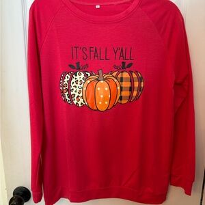 Women's Pink Fall Sweater